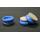 Mid/Low-profile Felt Bottom Snap-on Caps, Blue